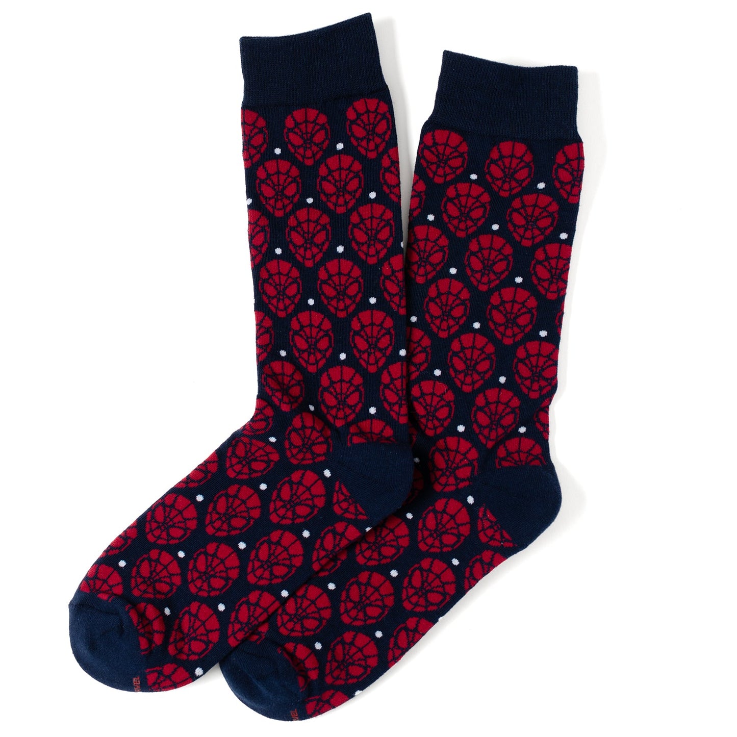 Marvel Spider-Man Dot 3 Pack Socks and Lapel Pin Gift Set