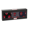 Marvel Spider-Man 3 Pack Socks and Lapel Pin Gift Set