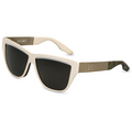 Dusky- POLISHED IVORY - DPM - BRUSHED ALUMINUM / GREEN GREY LENS