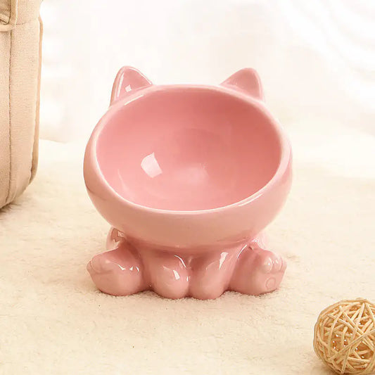 ComfortFeast Ceramic Cat Bowl