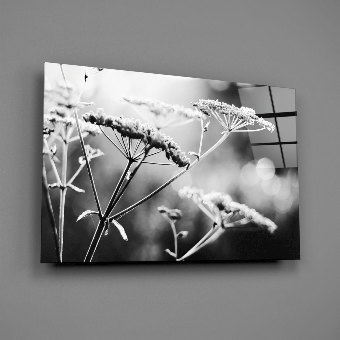 Flower Glass Wall Art