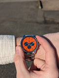 Orange and Black Chronograph
