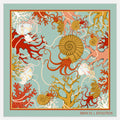 Prehistoric Seas Silk Scarf
