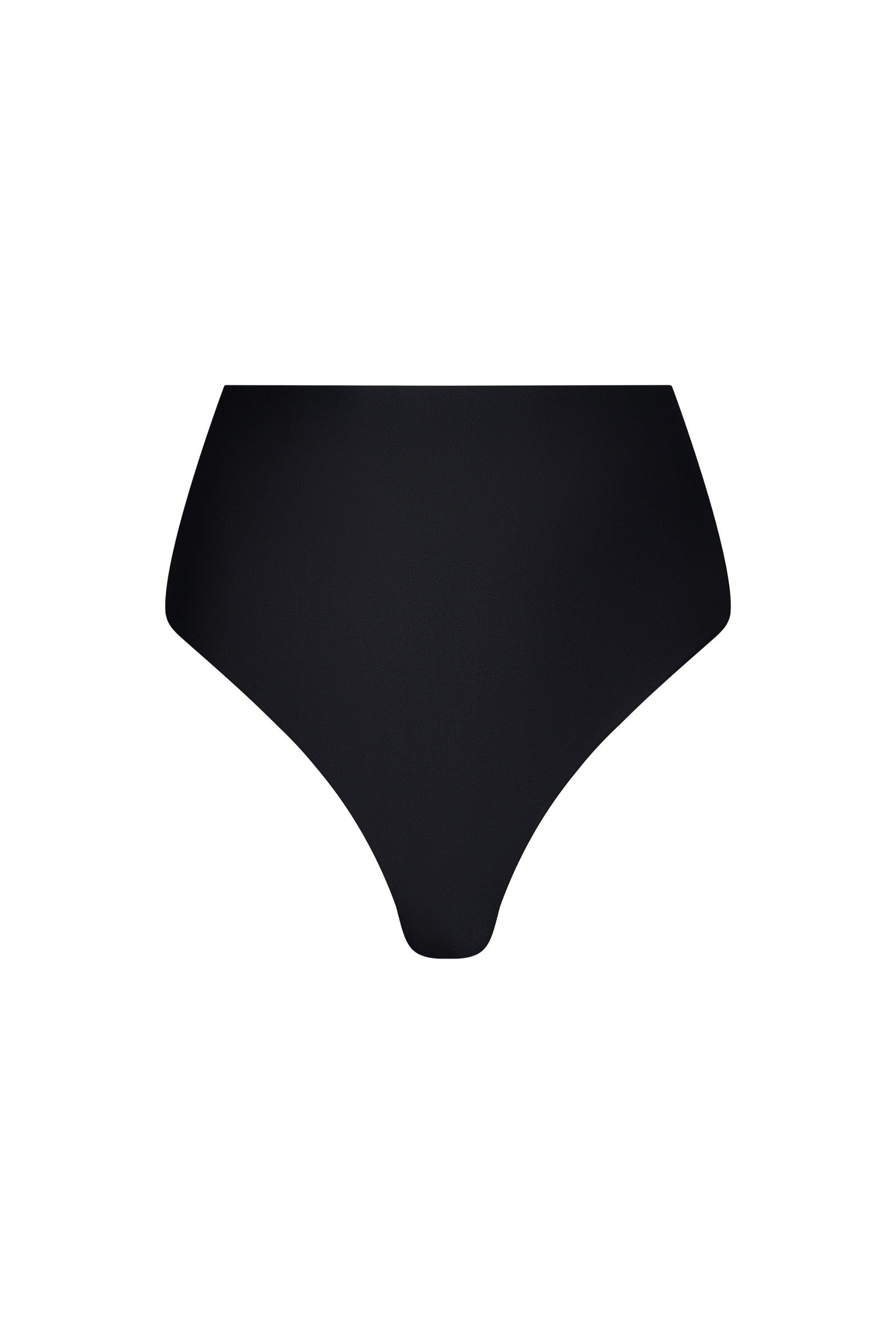 Palermo High Waist Bikini Bottom Black