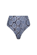 Palermo High Waist Bikini Bottom Snake