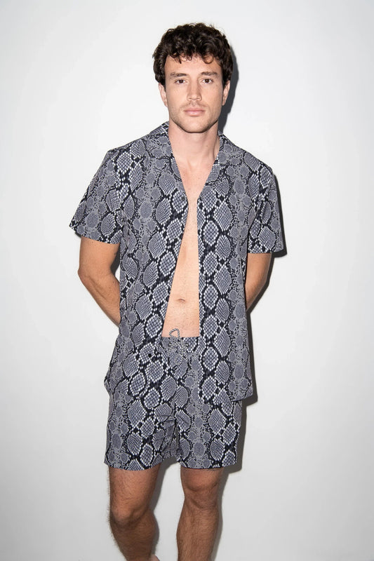Saint Tropez Cabana Shirt Snake