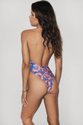 Los Cabos Deep V One Piece Hibiscus