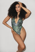 Los Cabos Deep V One Piece Jungle