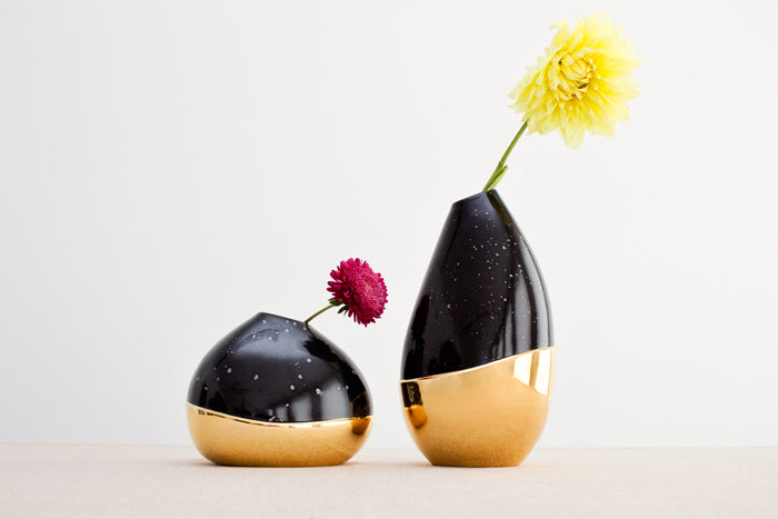Black Galaxy Vase