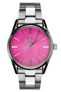 Pink Sunburst Watch