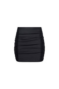 Rio Ruched Mini Skirt Black