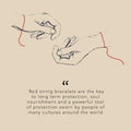 Hopeful Outlook - Evil Eye Red String Bracelet