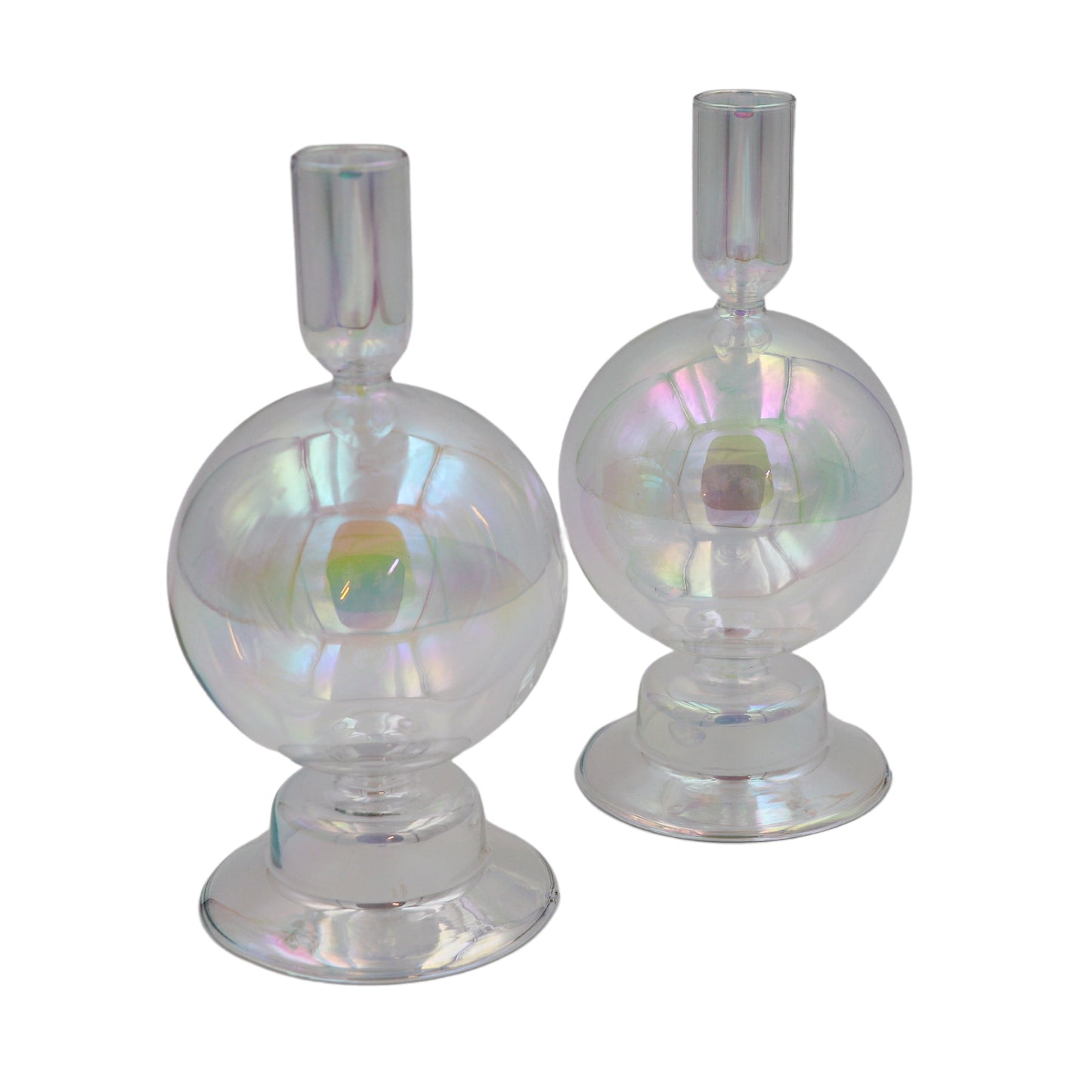 Rainbow Prism Bauble Candle Holder - Case of 12