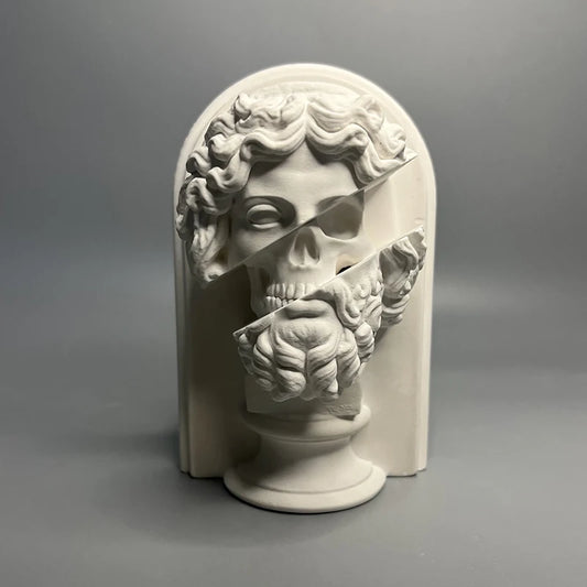 Zeus European Plaster Sculpture
