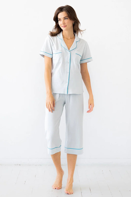 Classic Capri Pajamas – Brushed Pima Cotton