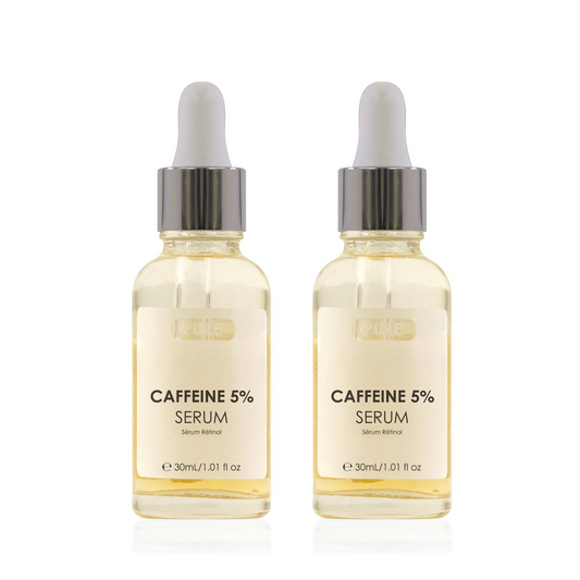 skinChemists Pure Caffeine 5% Biphase Serum 30ml Twin Value Savings Pack