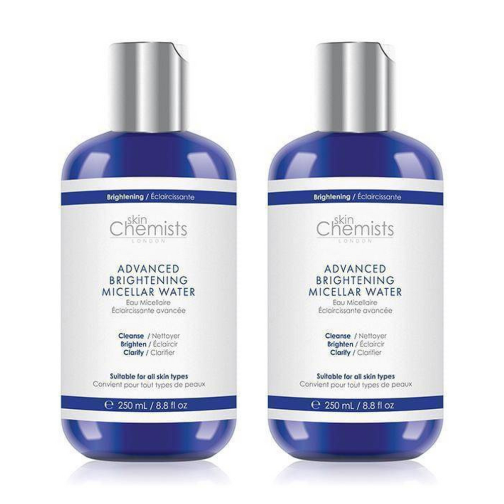 skinChemists Advanced Brightening Marine Micellar Water 250ml Twin Savings Pack