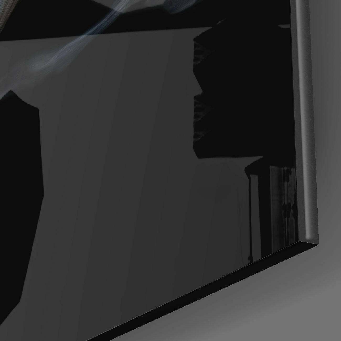 Smoky Horse Glass Wall Art  || Designer Collection