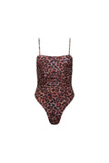 Seychelles Ruched One Piece Leopard