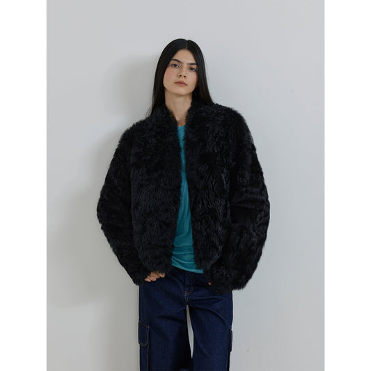 Beethoven's Night Reversible Tuscan Sheepskin Coat