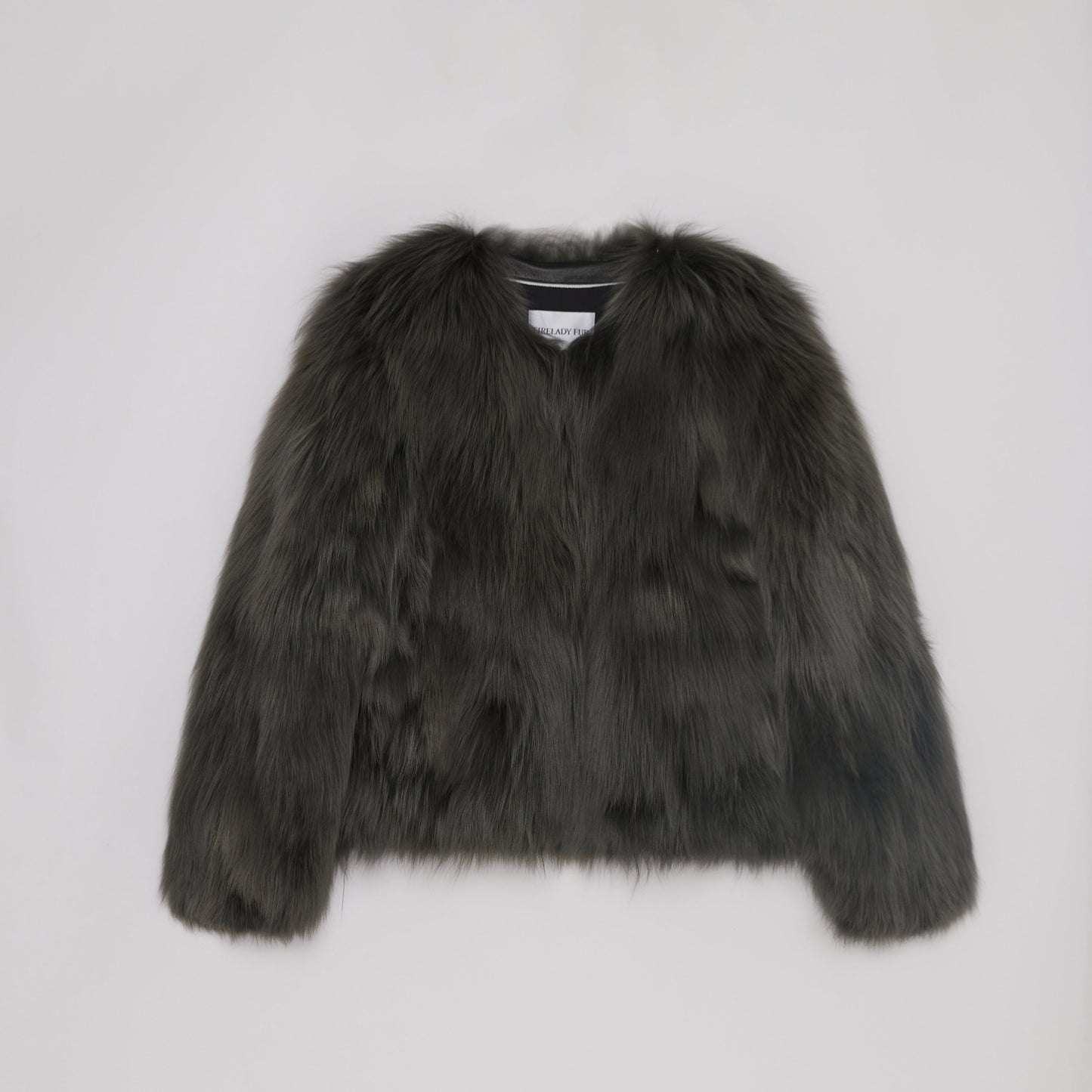 Reed Flower Fox Fur Coat