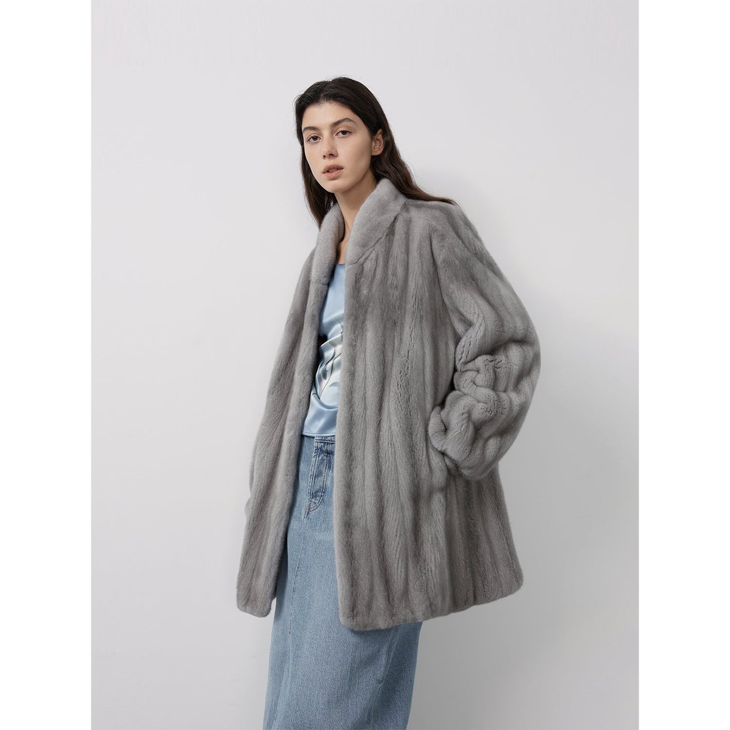 Meteor Variations Sable Fur Coat