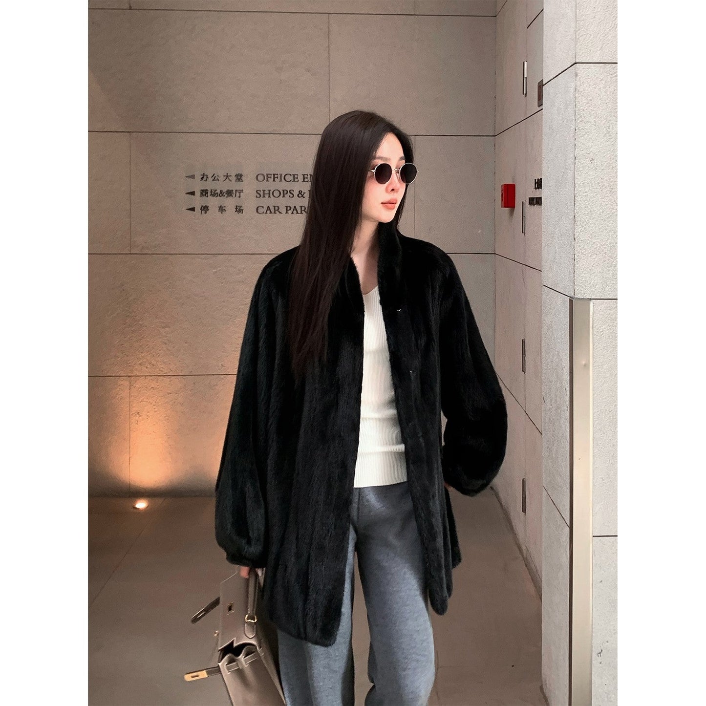 Meteor Variations Sable Fur Coat