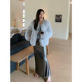 Black Sugar Champagne Fox Fur Coat