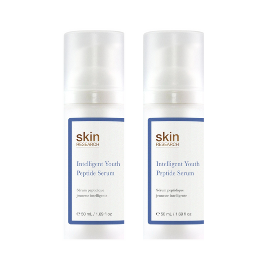 Skin Research Intelligent Youth Peptide Serum 50ml Twin Value Savings Pack