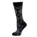 Star Wars Darth Vader Black Argyle Dress Socks and Lapel Pin Gift Set