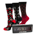 Star Wars Dress Socks 3-Pack with Darth Vadar Lapel Pin Gift Set