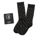 Star Wars Green LIGHTSABER Dress Socks with Jedi Crest Lapel Pin Gift Set