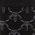 Star Wars Mandalorian Charcoal Gray Dress Socks and Mythosaur Lapel Pin Gift Set