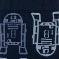 Star Wars R2-D2 Light and Dark Blue Dress Socks and Lapel Pin Gift Set