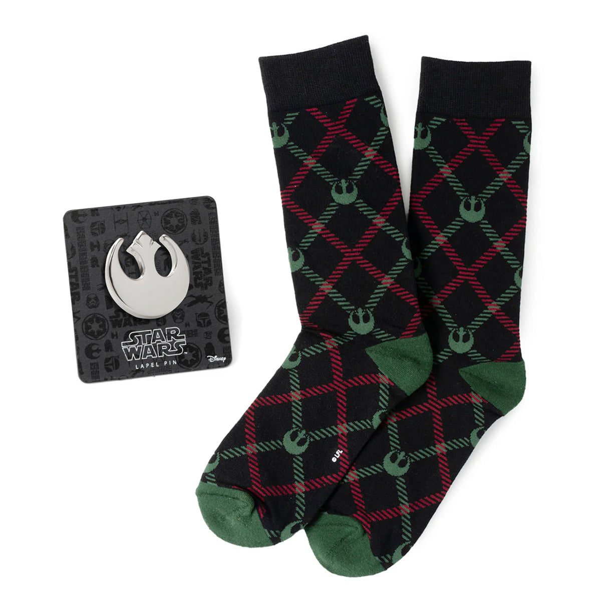 Star Wars Rebel Alliance Dress Socks and Lapel Pin Gift Set