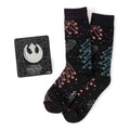 Star Wars X-Wing and TIE Fighter Battle Dress Socks and Lapel Pin Gift Set
