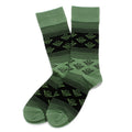 Star Wars Yoda Green, Gray, and Black Ombre Dress Socks and Jedi Crest Lapel Pin Gift Set