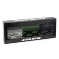 Star Wars Yoda Green, Gray, and Black Ombre Dress Socks and Jedi Crest Lapel Pin Gift Set