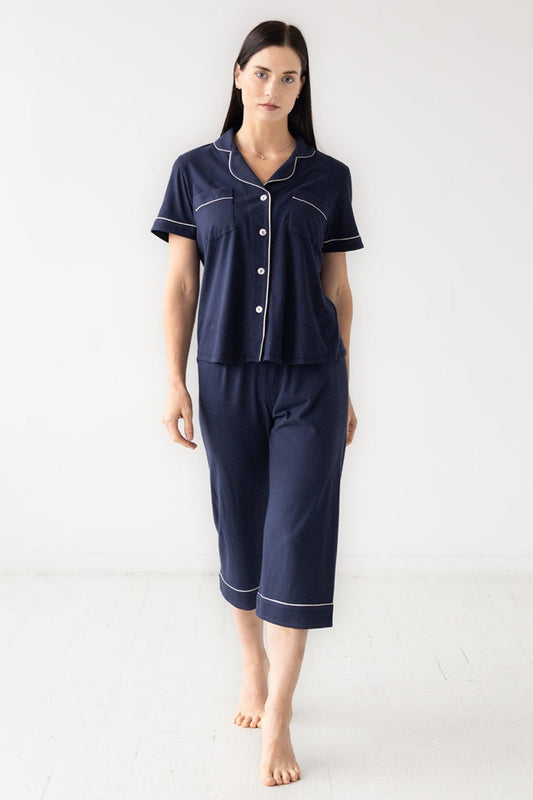 Classic Capri Pajamas – Brushed Pima Cotton