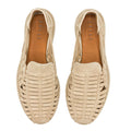 06-115-SND SANDALI Woven Leather Slip-On Sandal, Sand
