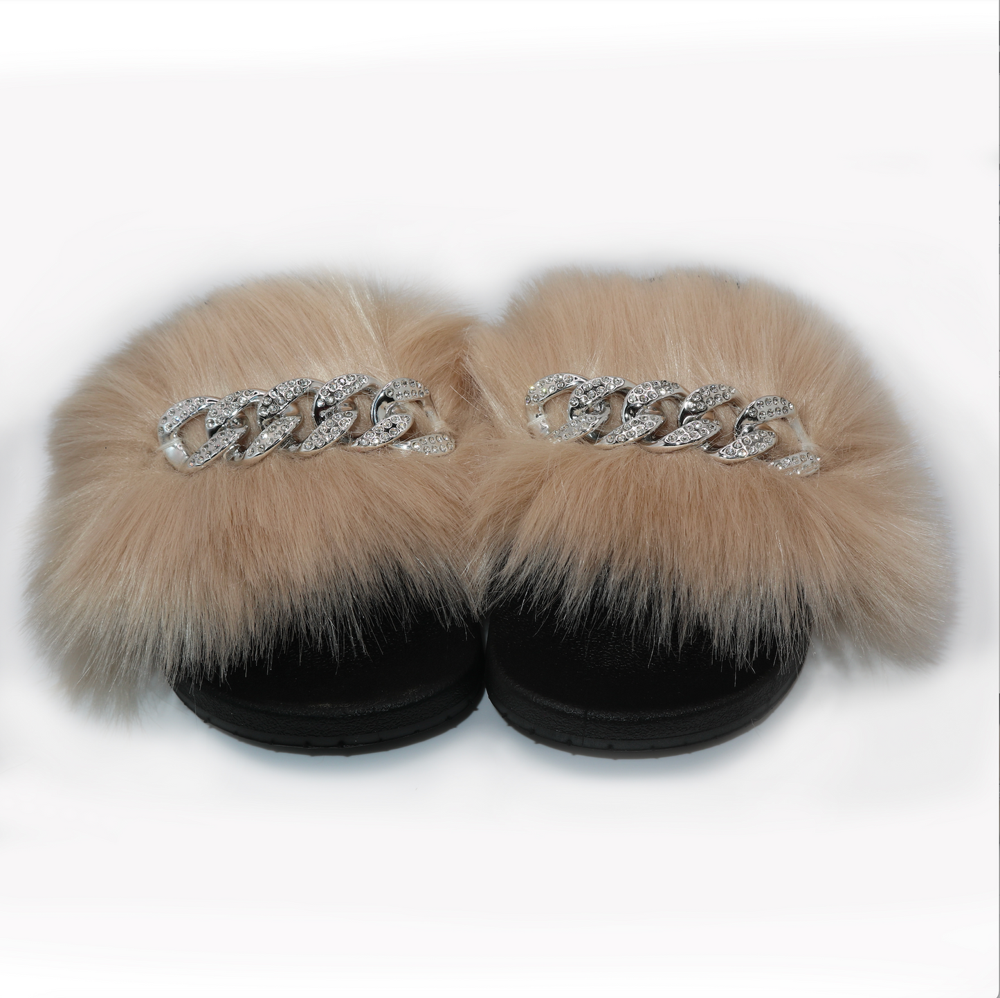 Michaela V Pupa Slippers Tan