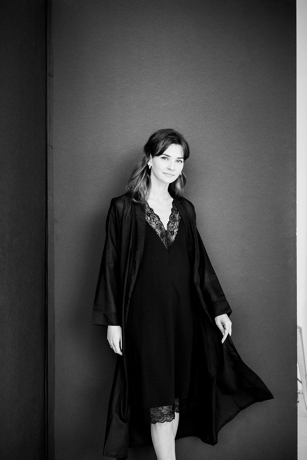 Simone Lace-Trim Pima Cotton Gown