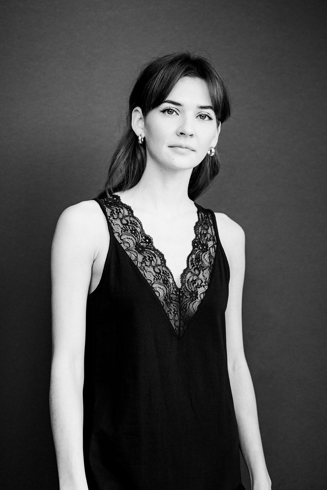 Simone Lace-Trim Pima Cotton Gown