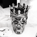 Silver Maximilien Skull in Thé Aroma