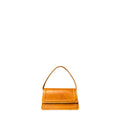Camel Leather Mini Crossbody Bag