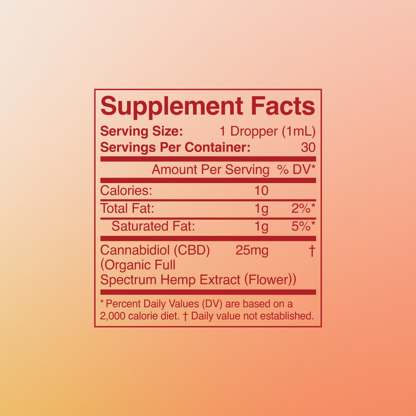 Daily Blend CBD Tincture