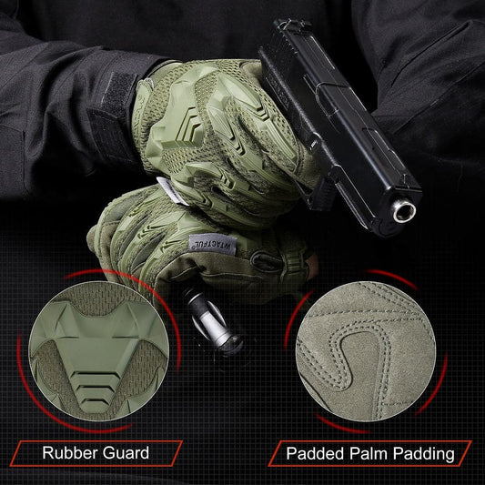 Paintball Bicycle Rubber Protective Anti-Skid Glove
