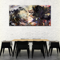 Waves Abstract Painting Canvas Wall Art