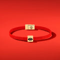Ethereal Insight Men's Evil Eye Red String Bracelet