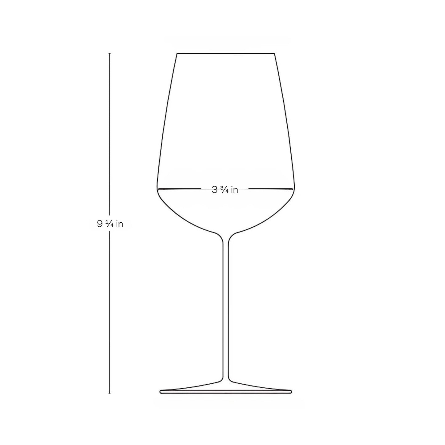 Stem Zero Powerful Red Wine Glass